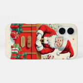 Coque iPhone 16 Père Noël classique (Verso Horizontal)