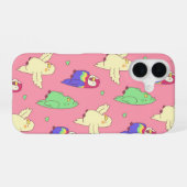 Coque iPhone 16 Perroquets Kawaii (Verso Horizontal)