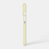 Coque iPhone 16 Personalized Butter Yellow Polka Dot Phone Case (Côté gauche)