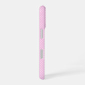 Coque iPhone 16 Personalized Pastel Pink Polka Dot Phone Case (Côté droit)