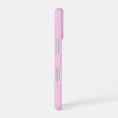 Coque iPhone 16 Personalized Pastel Pink Polka Dot Phone Case (Côté droit)