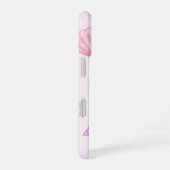 Coque iPhone 16 Personalized Pastel Seashell Coastal Custom Name (Côté droit)