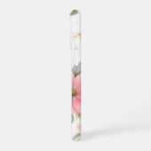 Coque iPhone 16 Personalized Pink Floral Case for Women (Côté gauche)