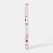 Coque iPhone 16 Personalized Pink Retro Milkshake Cute Coquette (Côté gauche)