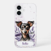 Coque iPhone 16 Personalized Pup Phone Case – Min Pin (Verso)