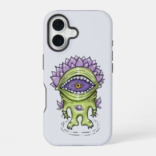 Coque iPhone 16 Personnalité Plante Alien - Astronaut étrange Créa