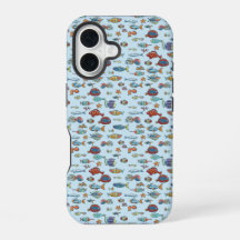 Petit Motif de poisson coloré