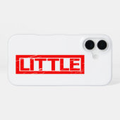 Coque iPhone 16 Petit timbre (Verso Horizontal)