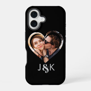 Coque iPhone 16 Petite amie Petit ami Collage de photos Couple en