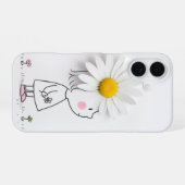 Coque iPhone 16 Petite fille et salope blanche (Verso Horizontal)