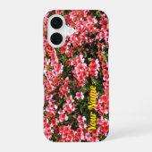 Coque iPhone 16 Petites Fleurs Roses - (Verso)