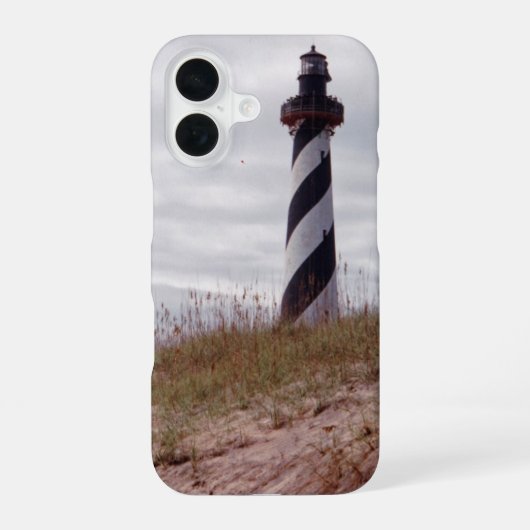 Coque iPhone 16 Phare du cap Hatteras (Verso)