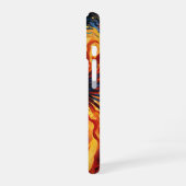 COQUE iPhone 16 PHÉNIX MYTHIQUE DE FEU (Côté gauche)
