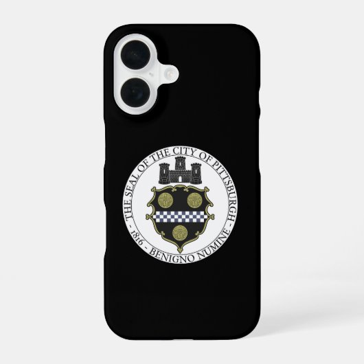 Coque iPhone 16 Phoque de Pittsburgh (Verso)