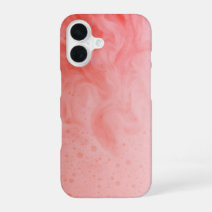 Coque iPhone 16 Photo de milk shake à la fraise