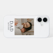 Coque iPhone 16 Photo de papa établi (Verso Horizontal)
