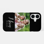 Coque iPhone 16 Photo de script établi par maman (Verso Horizontal)