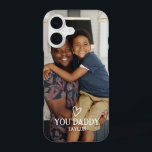 Coque iPhone 16 Photo et texte personnalisés<br><div class="desc">Faire une photo personnalisée amour coeur gardien de coeur de cas de Ricaso - ajouter vos propres photos et texte - photo gardienne cadeaux</div>