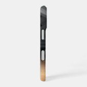 Coque iPhone 16 Photo Monogram Gold Ombre personnalisée (Côté droit)