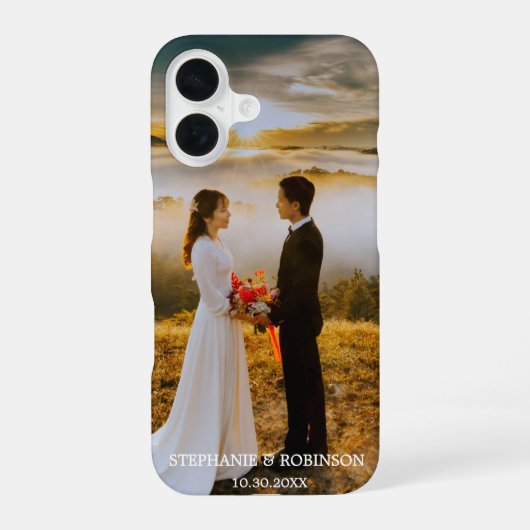 Coque iPhone 16 Photo personnalisée personnalisée (Verso)