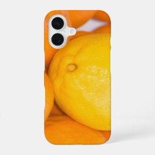 Coque iPhone 16 Photographie de près de fruits d'agrumes d'orange