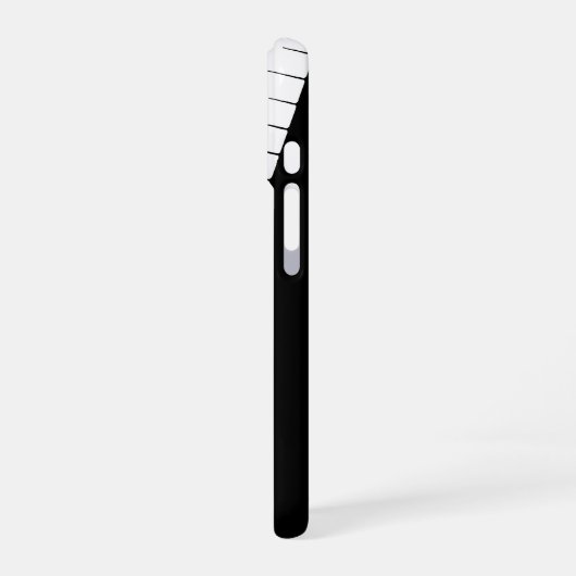 Coque iPhone 16 Piano Keys | Angled | Customizable (Côté gauche)