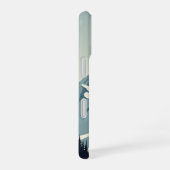 Coque iPhone 16 Pics de neige vintage (Côté droit)