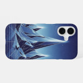Coque iPhone 16 Pics Rétro Cristal (Verso Horizontal)