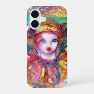 Coque iPhone 16 PIERO AVEC CHAT Masque de Venise