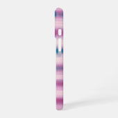 Coque iPhone 16 Pink and Blue Plaid Phone Case (Côté gauche)