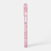 Coque iPhone 16 Pink Bamboo Leaf Japanese Modern Phone Case (Côté gauche)