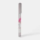 Coque iPhone 16 Pink Evil Eye Amulet on Marble Surface (Côté droit)