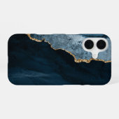 Coque iPhone 16 PixDezines ACRÉE AU BLEU ARDOISE (Verso Horizontal)