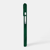 Coque iPhone 16 PixDezines AGATE AQUARELLE VERT FONCÉ (Côté gauche)