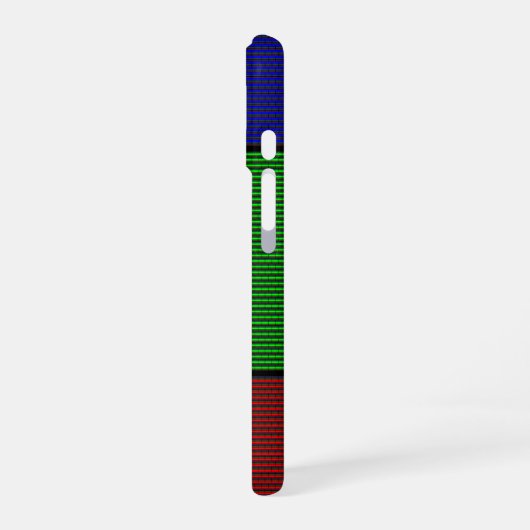 Coque iPhone 16 Pixel géant - (Côté gauche)