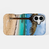 Coque iPhone 16 Plage Anse des Rochers (Verso Horizontal)