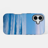 Coque iPhone 16 Plage ciel mer bleu  (Verso Horizontal)
