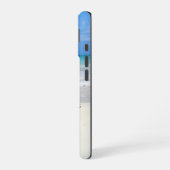 Coque iPhone 16 Plage de sable blanc Surf doux (Côté gauche)