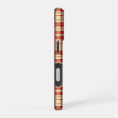 Coque iPhone 16 Plaid de Noël Classique (Côté droit)