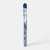 Coque iPhone 16 Planche de surf tropicale bleue  (Côté gauche)