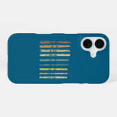 Coque iPhone 16 Planches de Ski Cadeau (Verso Horizontal)