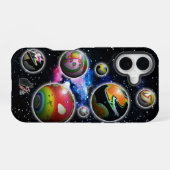 Coque iPhone 16 Planétoïdes coriaces (Verso Horizontal)