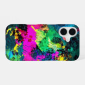 Coque iPhone 16 plaque de peinture colorée (Verso Horizontal)