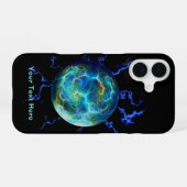 Coque iPhone 16 Plasma électrique (Verso Horizontal)