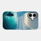 Coque iPhone 16 plongée pour l'or (Verso Horizontal)