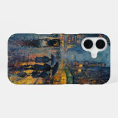 Coque iPhone 16 Pluie de New York (Verso Horizontal)