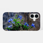 Coque iPhone 16 Plumbago bleu (Verso Horizontal)