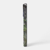 Coque iPhone 16 Plumes de paon et fenêtres gothiques (Côté gauche)