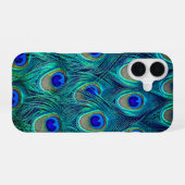 Coque iPhone 16 Plumes de Peacocks (Verso Horizontal)
