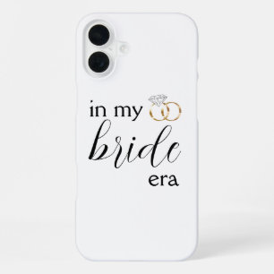 Coque iPhone 16 Plus À mon ère de mariée Gold Bling Enterrement de vie